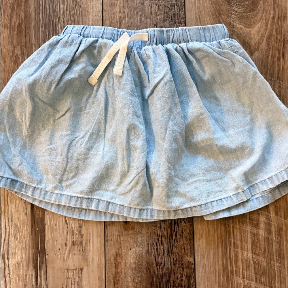 Carter's Sky Blue Skirt with Ribbon Accent